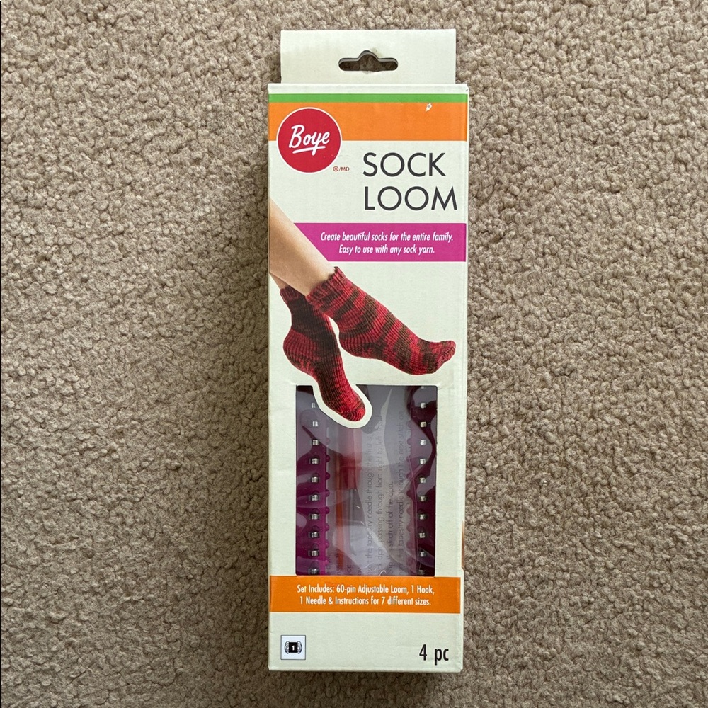 Boye Four Piece Sock Loom